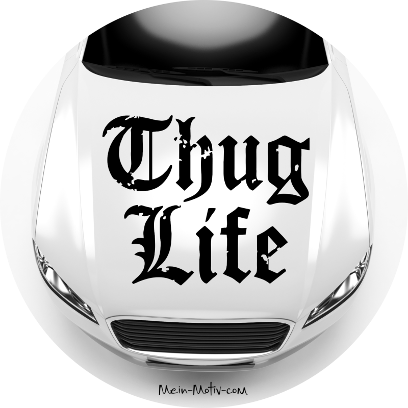 Preview: Aufkleber 21021 Thug Life
